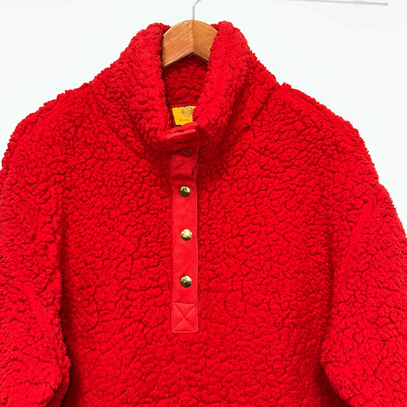Ruby Rd. Road Women’s Pullover Fleece Sweatshirt Size L Red 100% Polyester - Picture 8 of 11